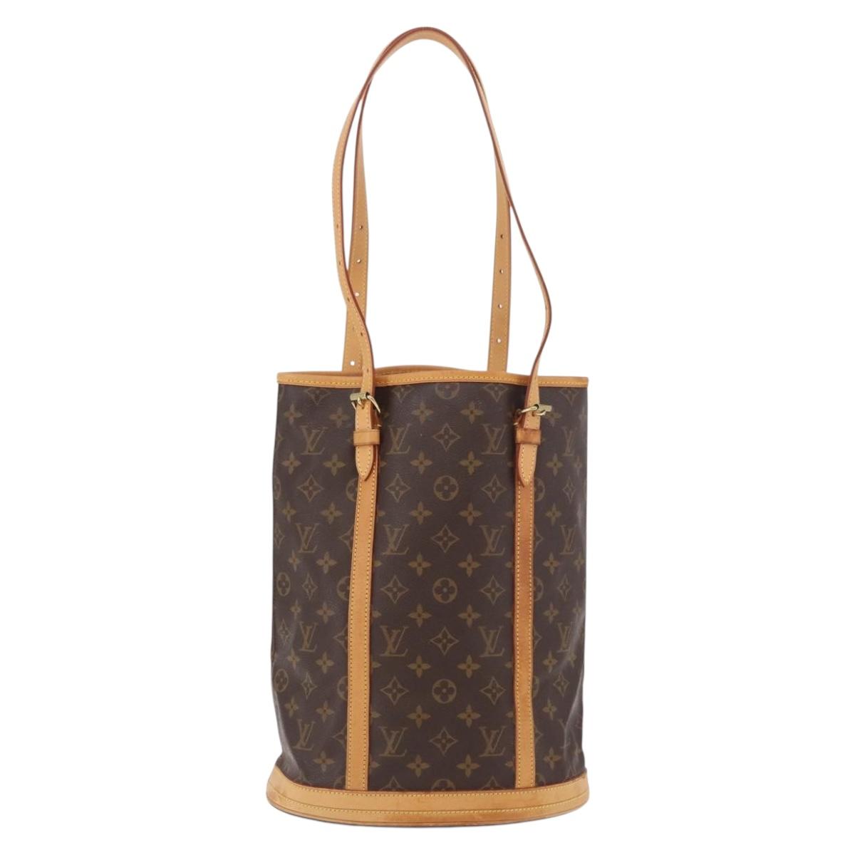 LOUIS VUITTON Monogram Bucket GM Shoulder Bag M42236 LV Auth hk3903