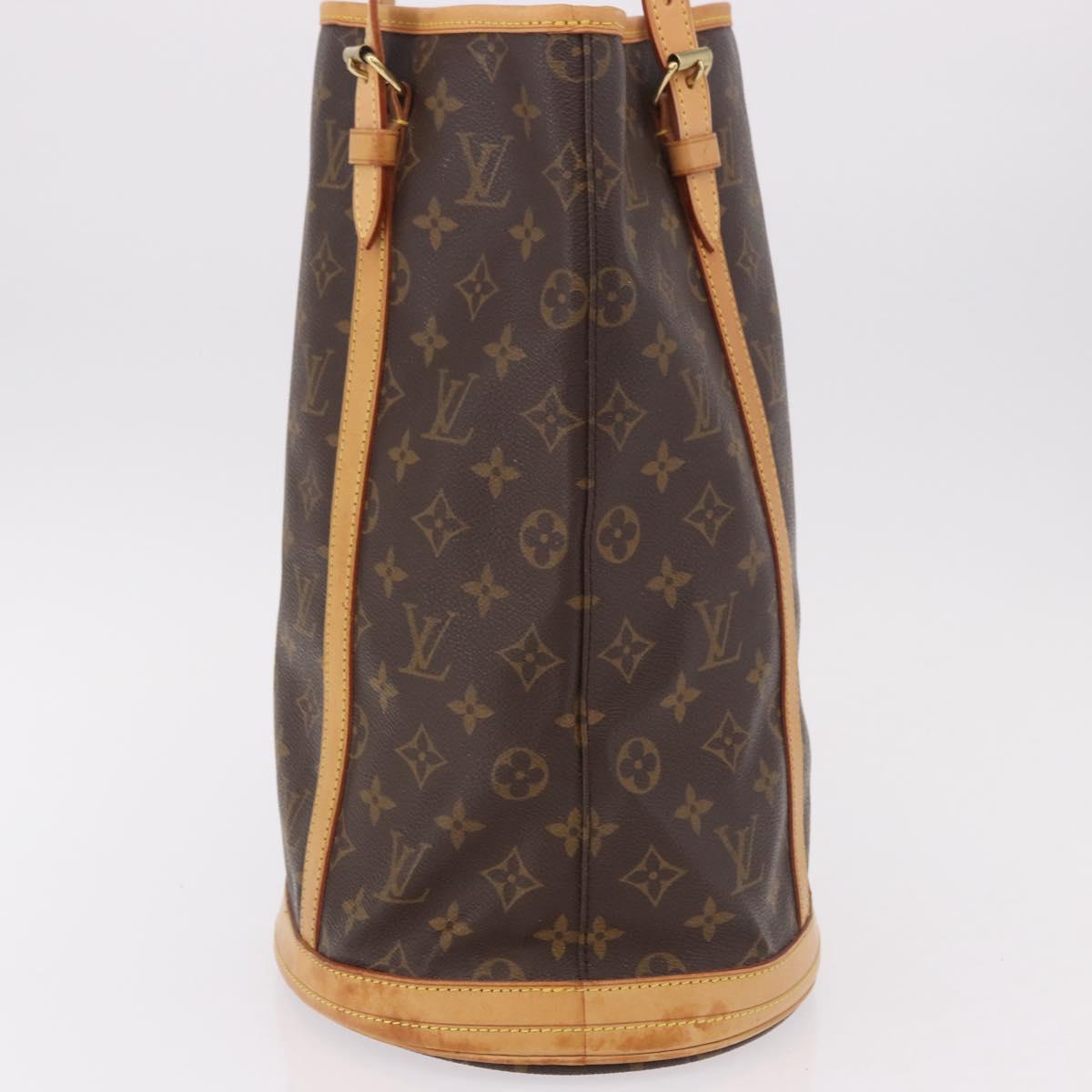 LOUIS VUITTON Monogram Bucket GM Shoulder Bag M42236 LV Auth hk3903