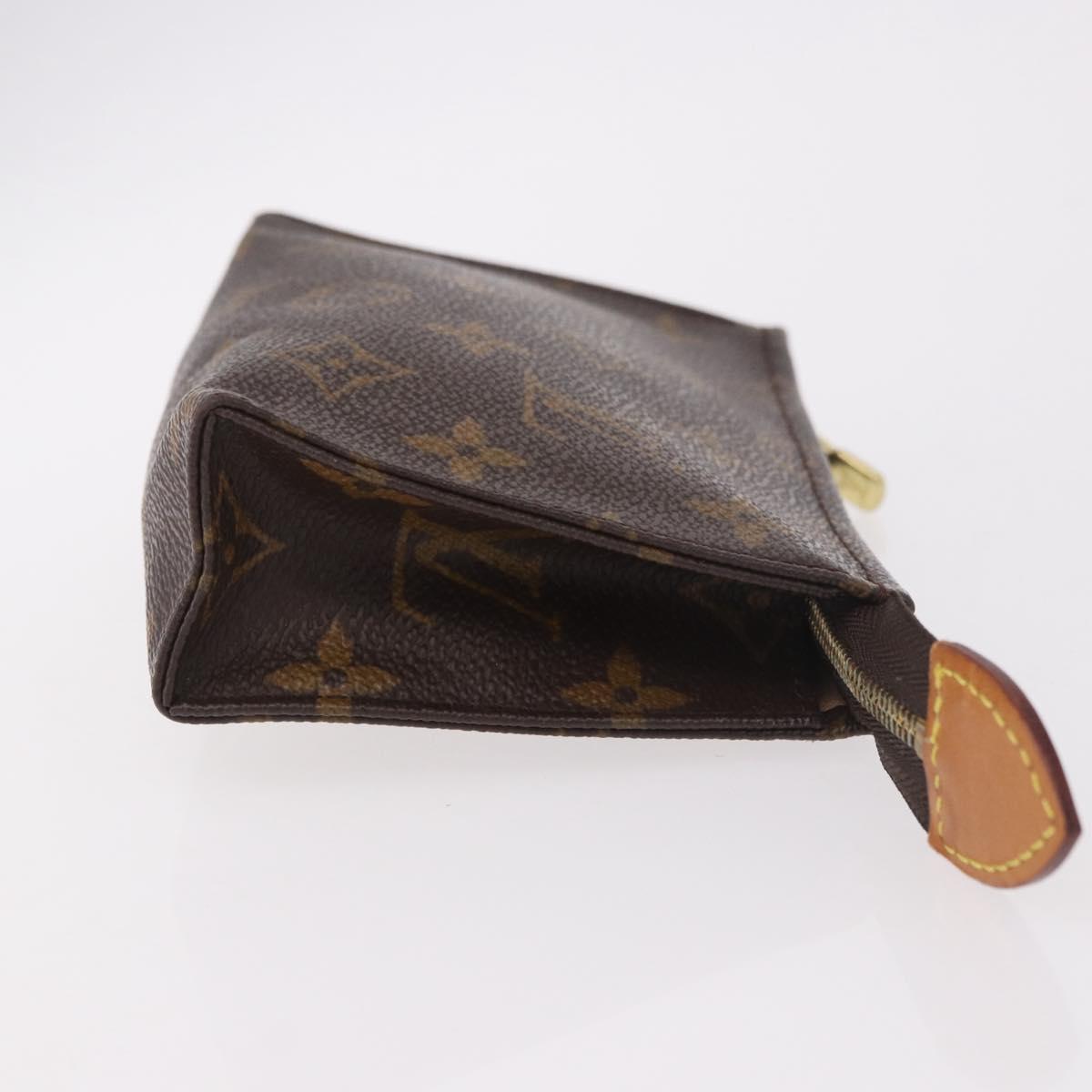LOUIS VUITTON Monogram Poche Toilette 15 Pouch M47546 LV Auth hk3907