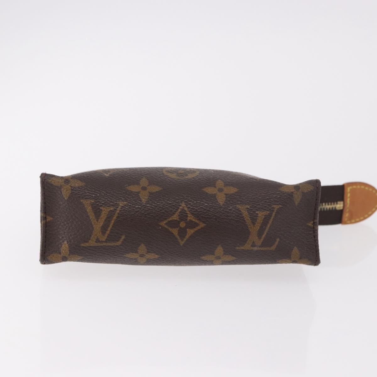 LOUIS VUITTON Monogram Poche Toilette 15 Pouch M47546 LV Auth hk3907