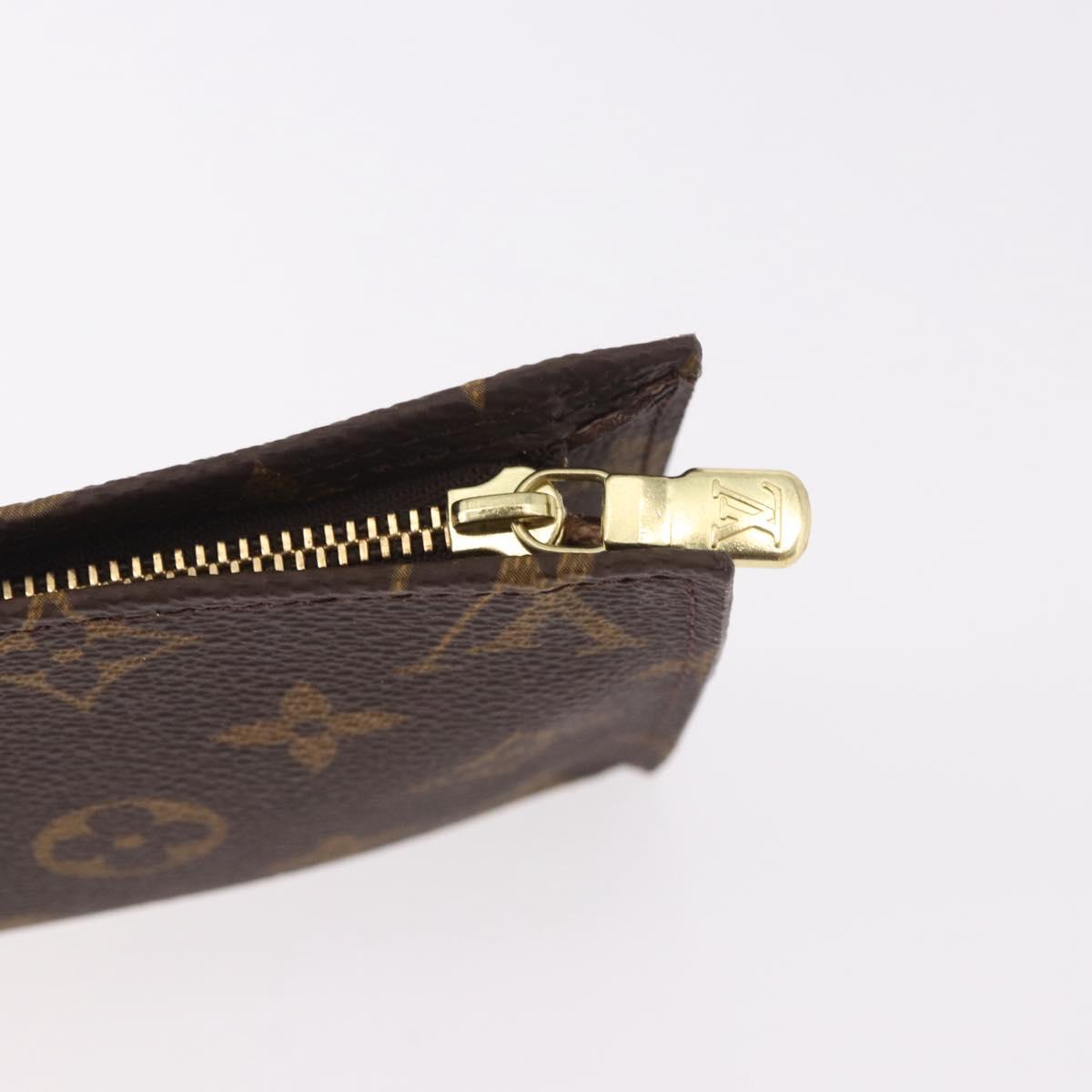 LOUIS VUITTON Monogram Bucket GM Accessory Pouch LV Auth hk3908