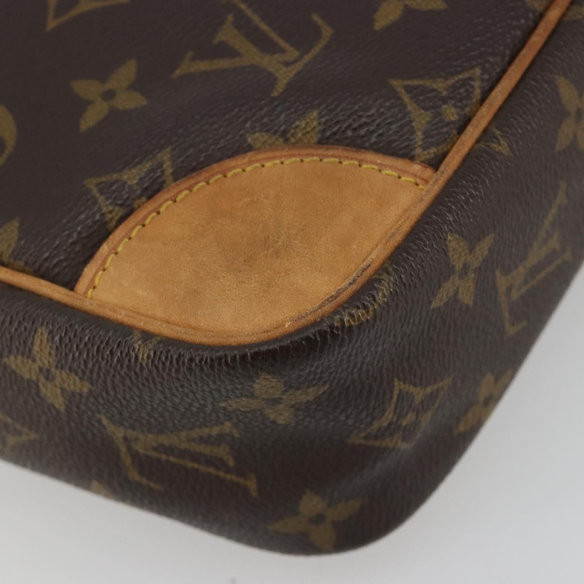 LOUIS VUITTON Monogram Compiegne 28 Clutch Bag M51845 LV Auth hk3912