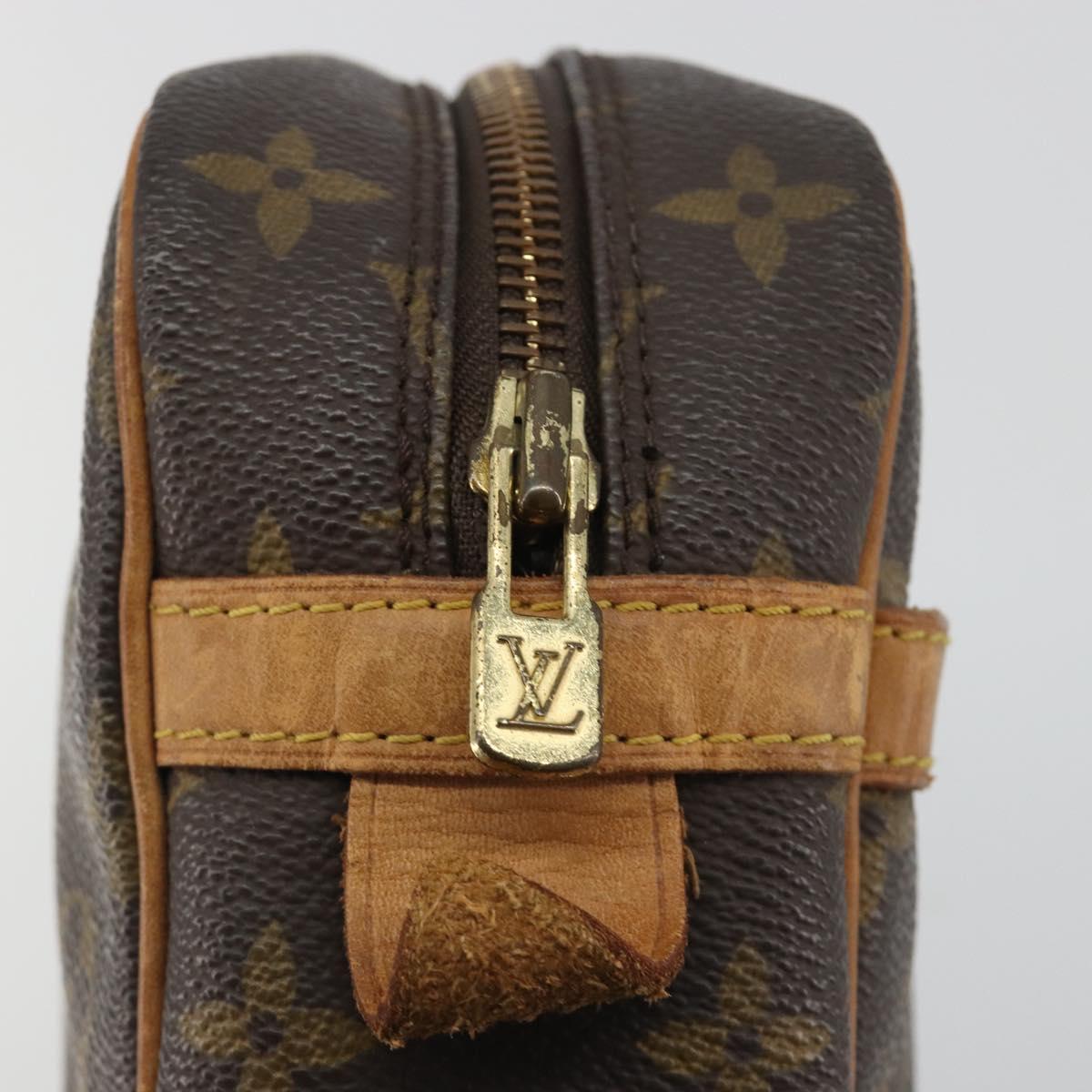 LOUIS VUITTON Monogram Compiegne 28 Clutch Bag M51845 LV Auth hk3912
