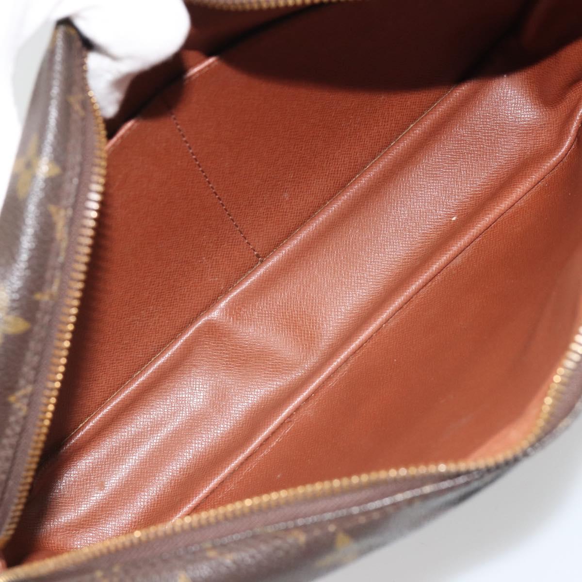LOUIS VUITTON Monogram Compiegne 28 Clutch Bag M51845 LV Auth hk3912