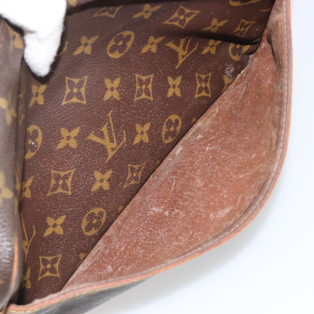 LOUIS VUITTON Monogram Compiegne 28 Clutch Bag M51845 LV Auth hk3912
