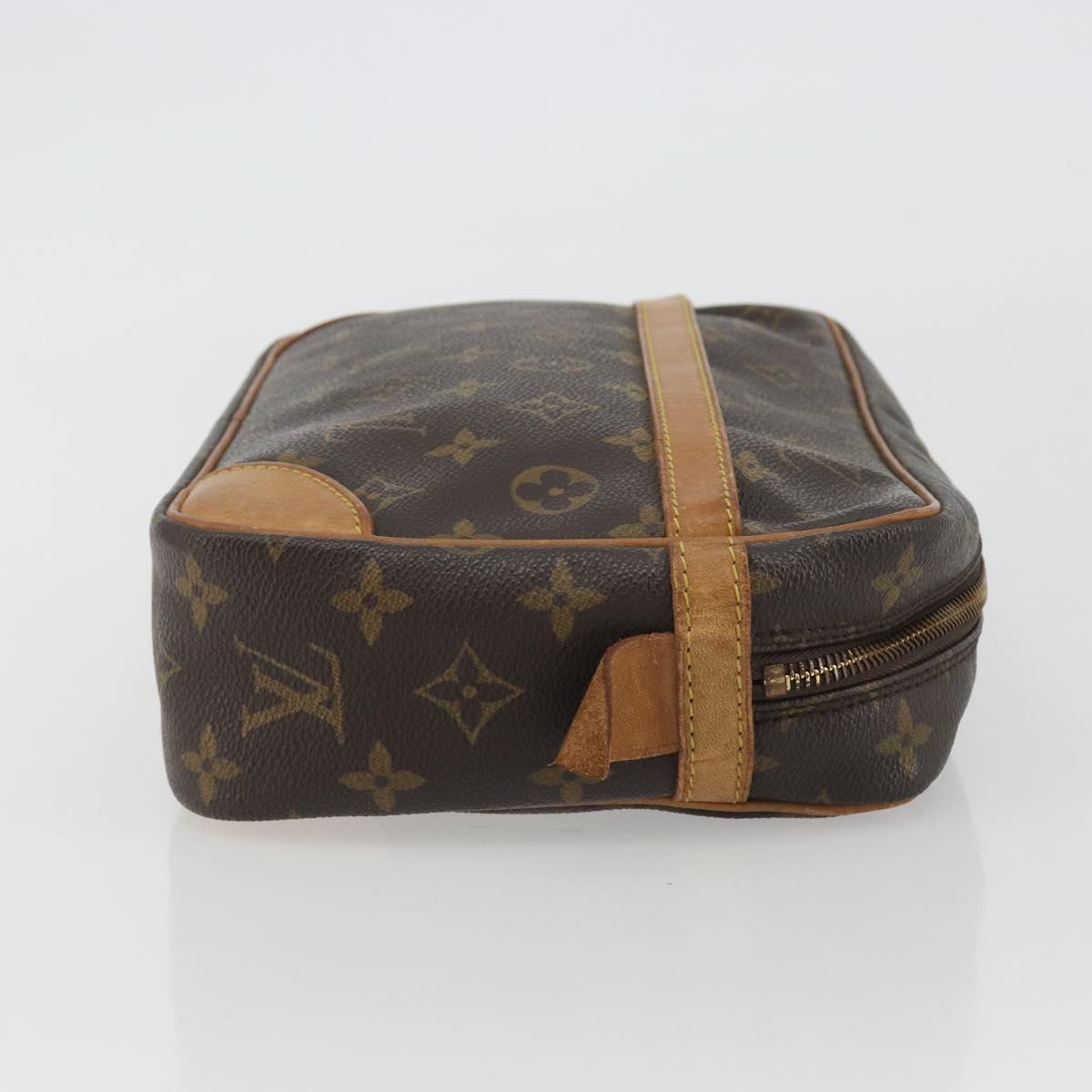 LOUIS VUITTON Monogram Compiegne 28 Clutch Bag M51845 LV Auth hk3912