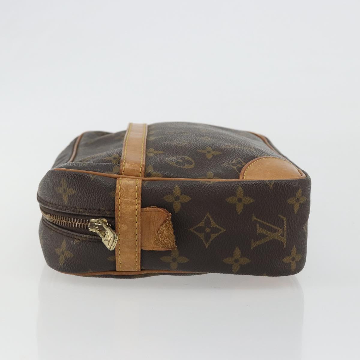 LOUIS VUITTON Monogram Compiegne 28 Clutch Bag M51845 LV Auth hk3912