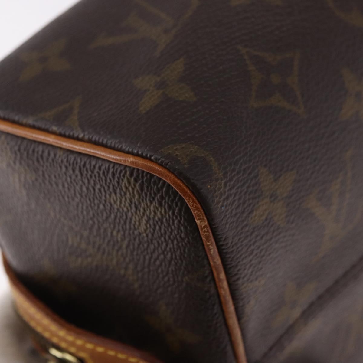 LOUIS VUITTON Monogram Trousse Patte Pression Cosmetic Pouch M47636 Auth hk3913