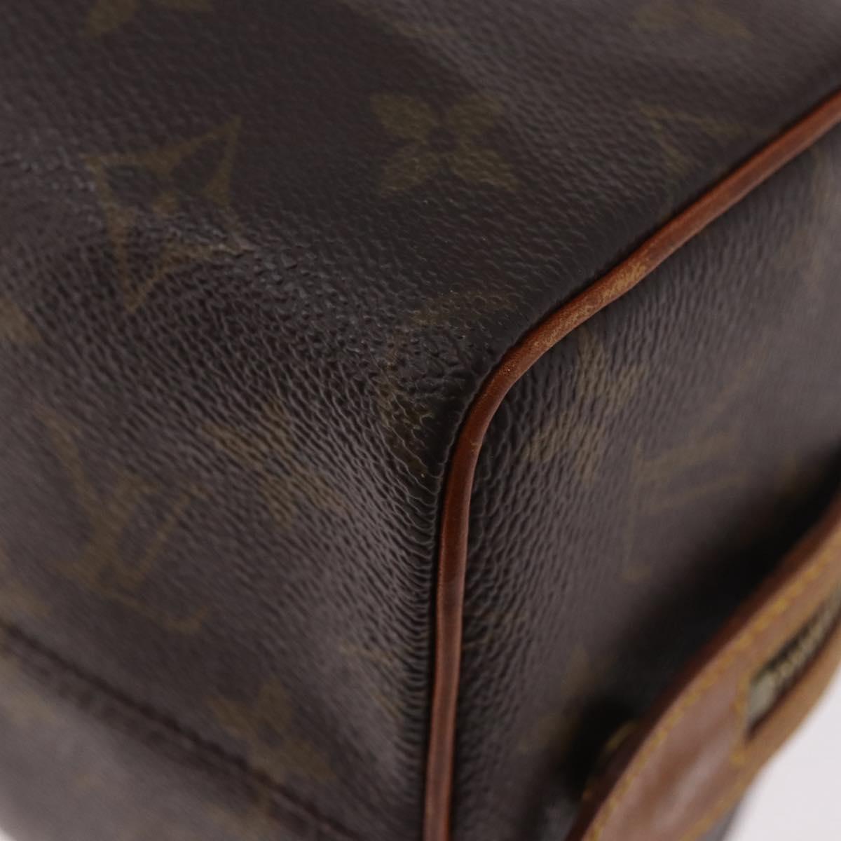 LOUIS VUITTON Monogram Trousse Patte Pression Cosmetic Pouch M47636 Auth hk3913
