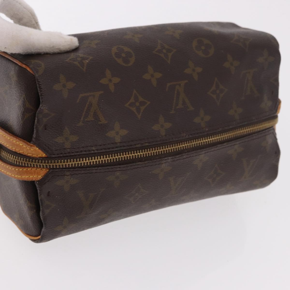 LOUIS VUITTON Monogram Trousse Patte Pression Cosmetic Pouch M47636 Auth hk3913