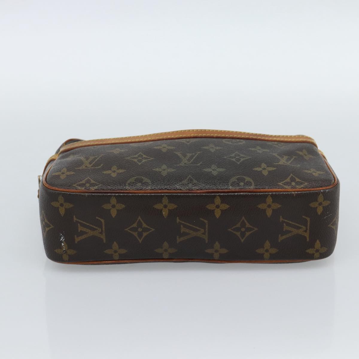 LOUIS VUITTON Monogram Compiegne 23 Clutch Bag M51847 LV Auth hk3914