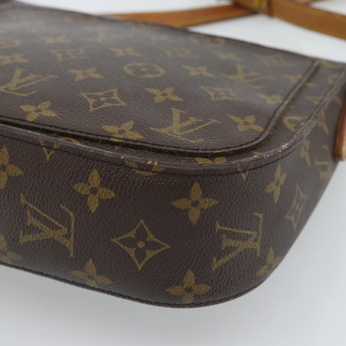 LOUIS VUITTON Monogram Saint Cloud GM Shoulder Bag M51242 LV Auth hk3916