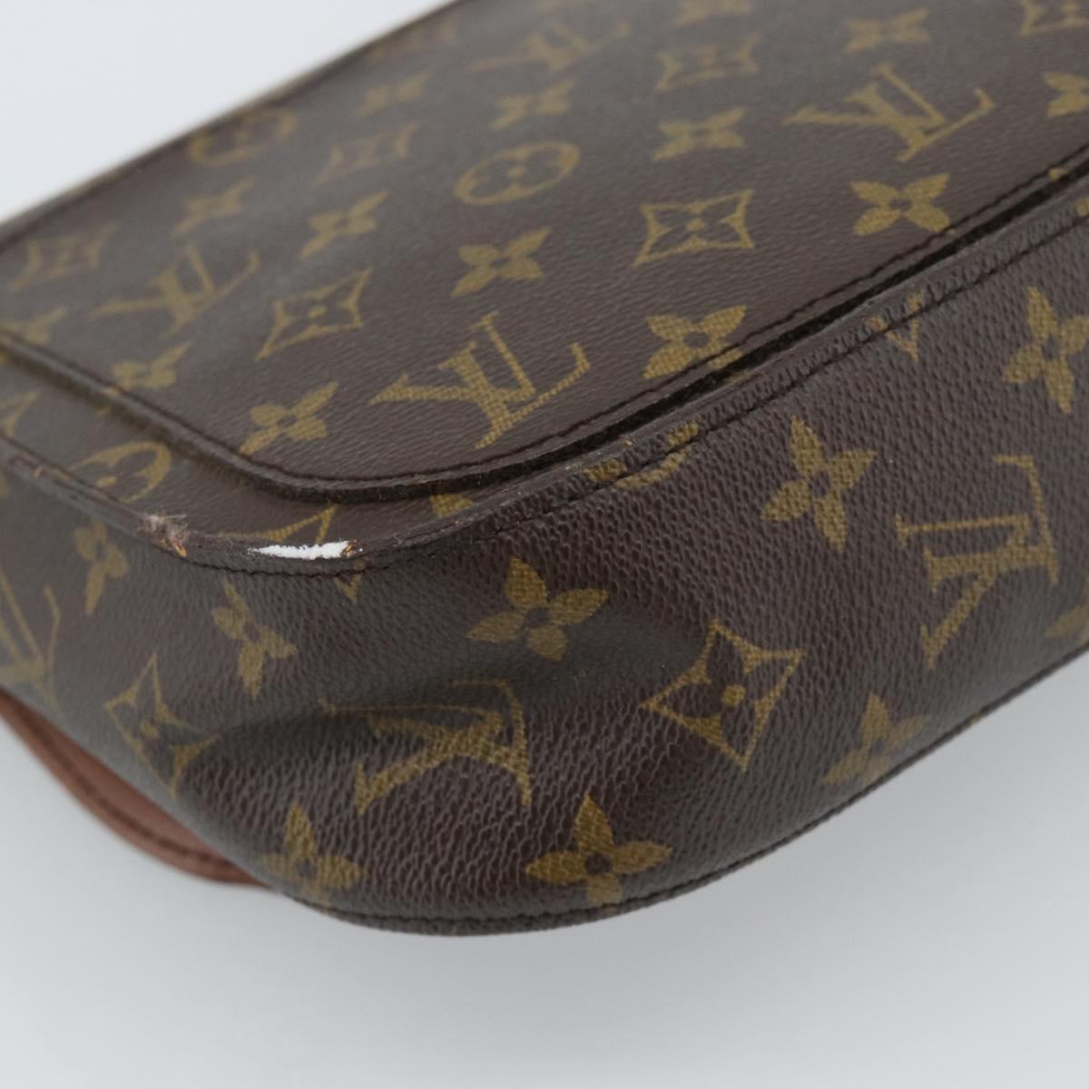 LOUIS VUITTON Monogram Saint Cloud GM Shoulder Bag M51242 LV Auth hk3916