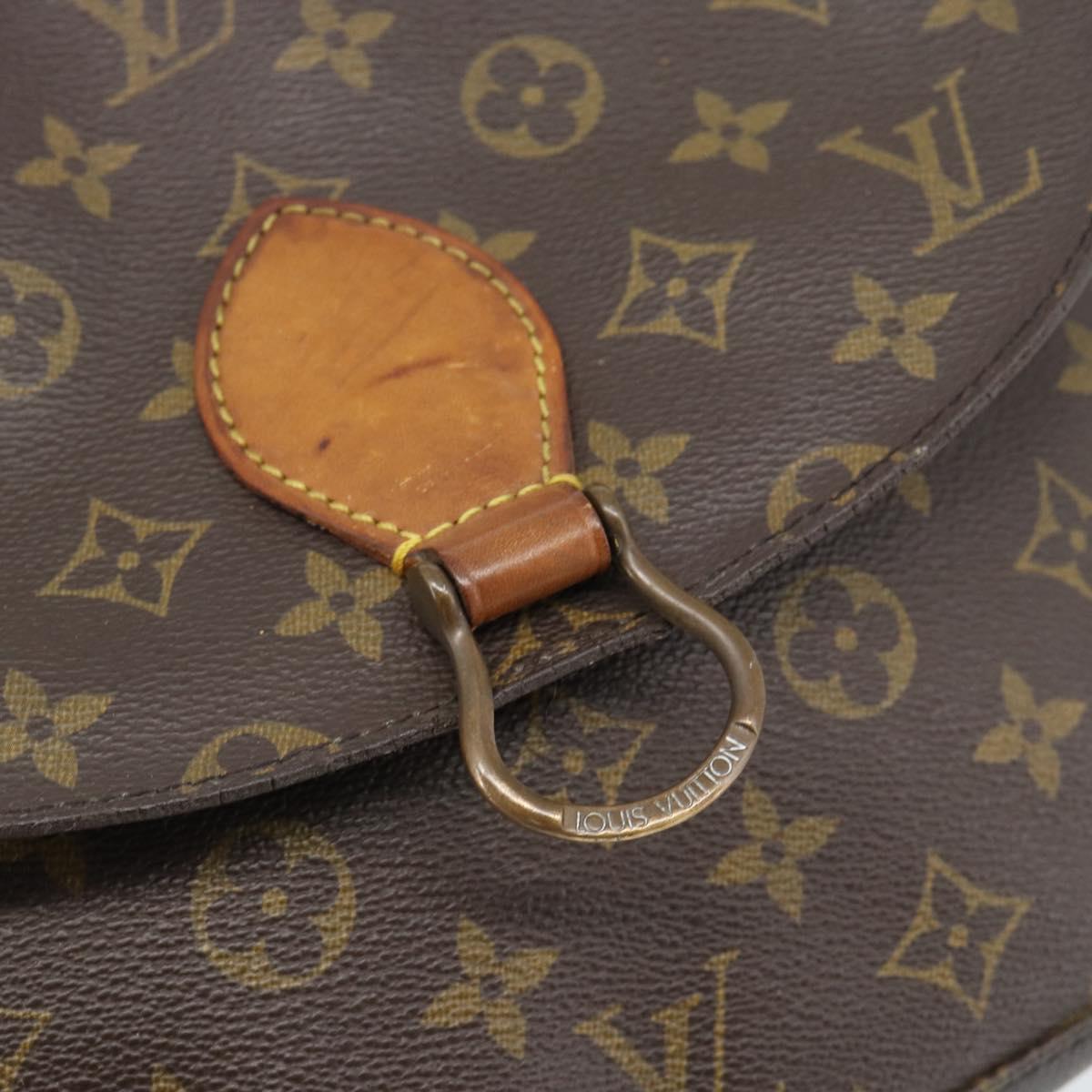 LOUIS VUITTON Monogram Saint Cloud GM Shoulder Bag M51242 LV Auth hk3916
