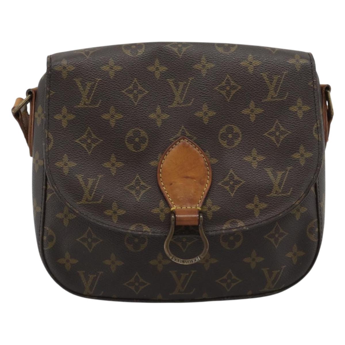 LOUIS VUITTON Monogram Saint Cloud GM Shoulder Bag M51242 LV Auth hk3916