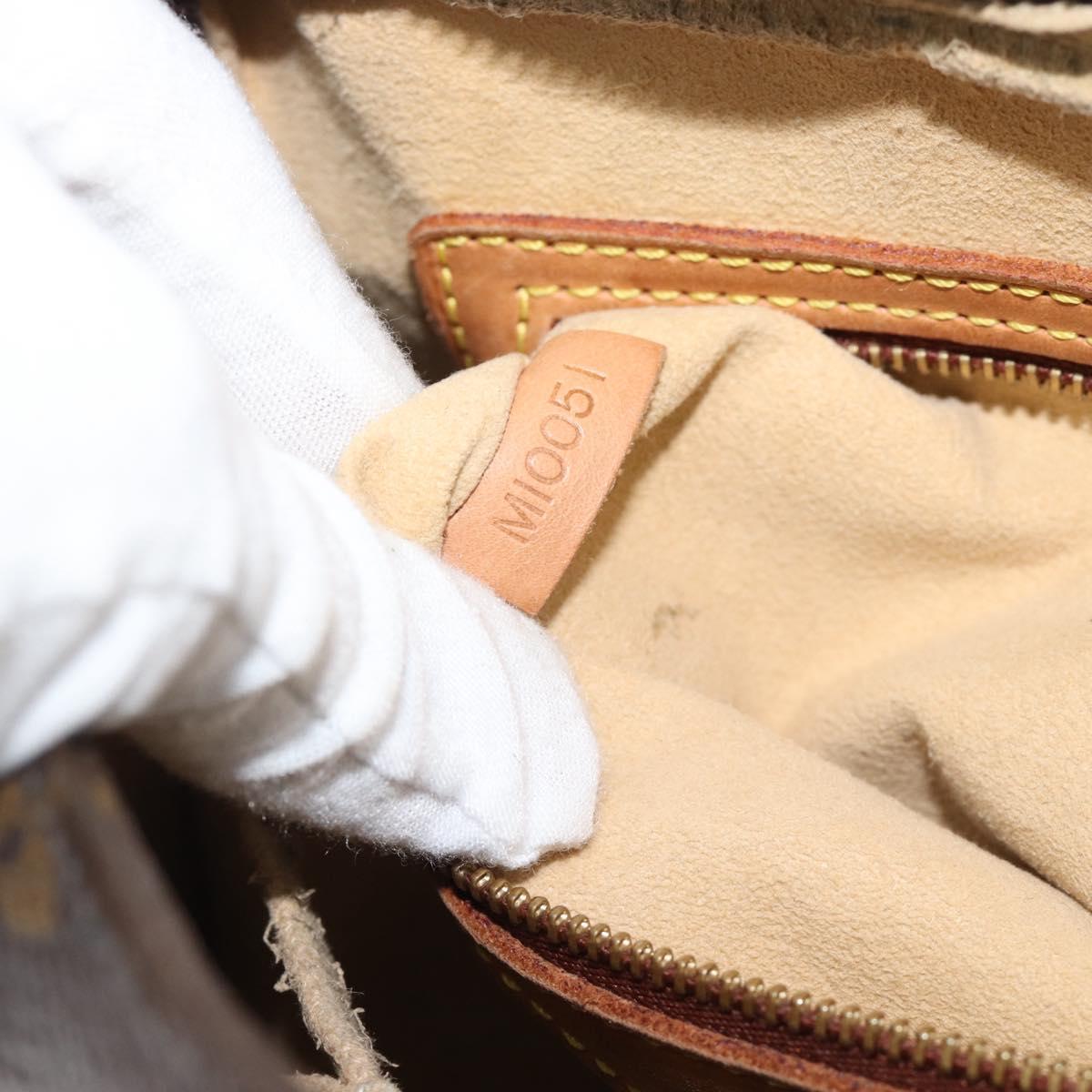 LOUIS VUITTON Monogram Looping MM Shoulder Bag M51146 LV Auth hk3918