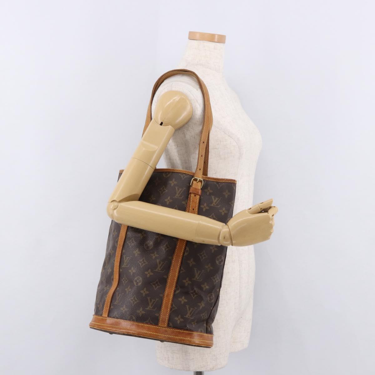 LOUIS VUITTON Monogram Bucket GM Shoulder Bag M42236 LV Auth hk3919