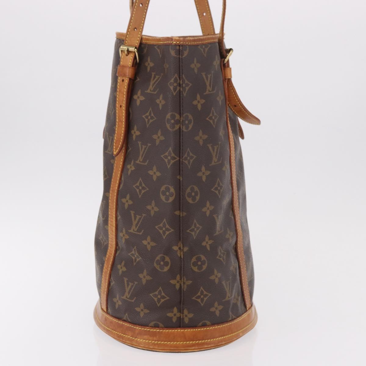 LOUIS VUITTON Monogram Bucket GM Shoulder Bag M42236 LV Auth hk3919