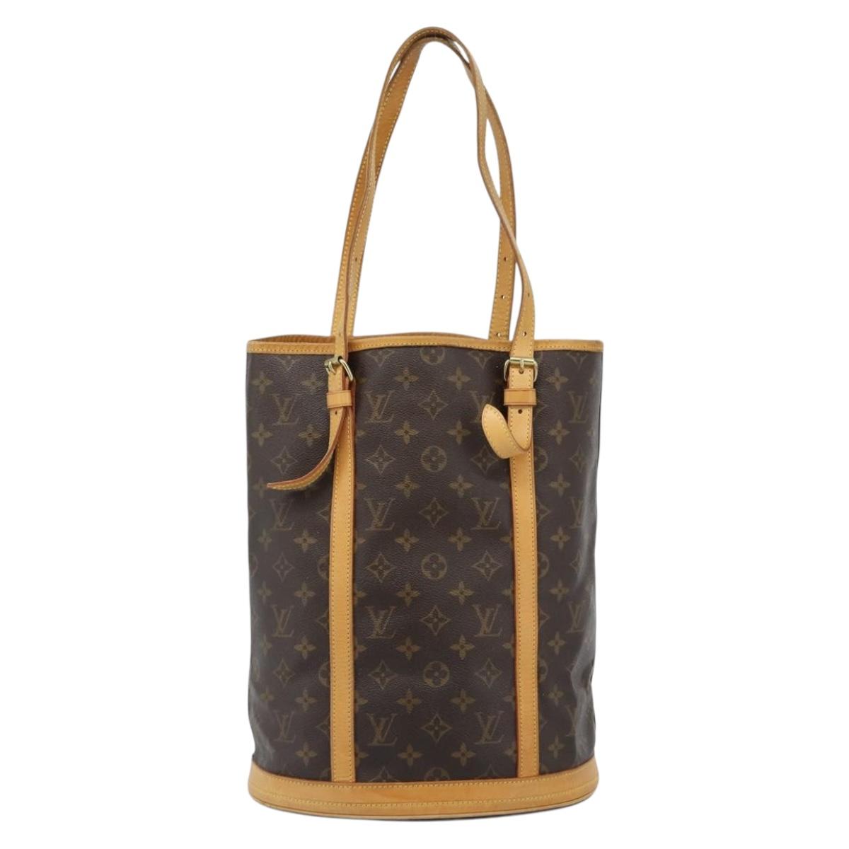 LOUIS VUITTON Monogram Bucket GM Shoulder Bag M42236 LV Auth hk3920