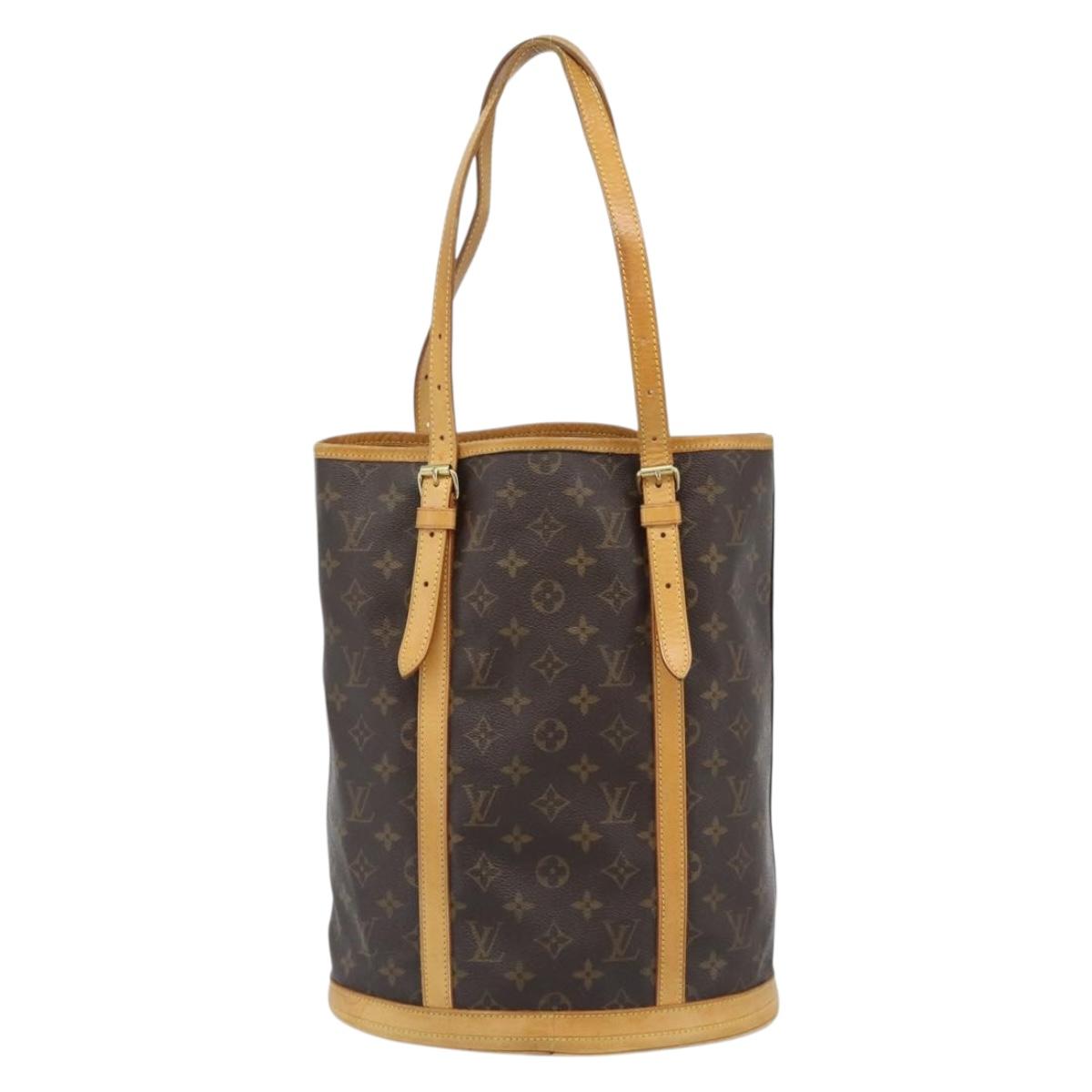 LOUIS VUITTON Monogram Bucket GM Shoulder Bag M42236 LV Auth hk3920