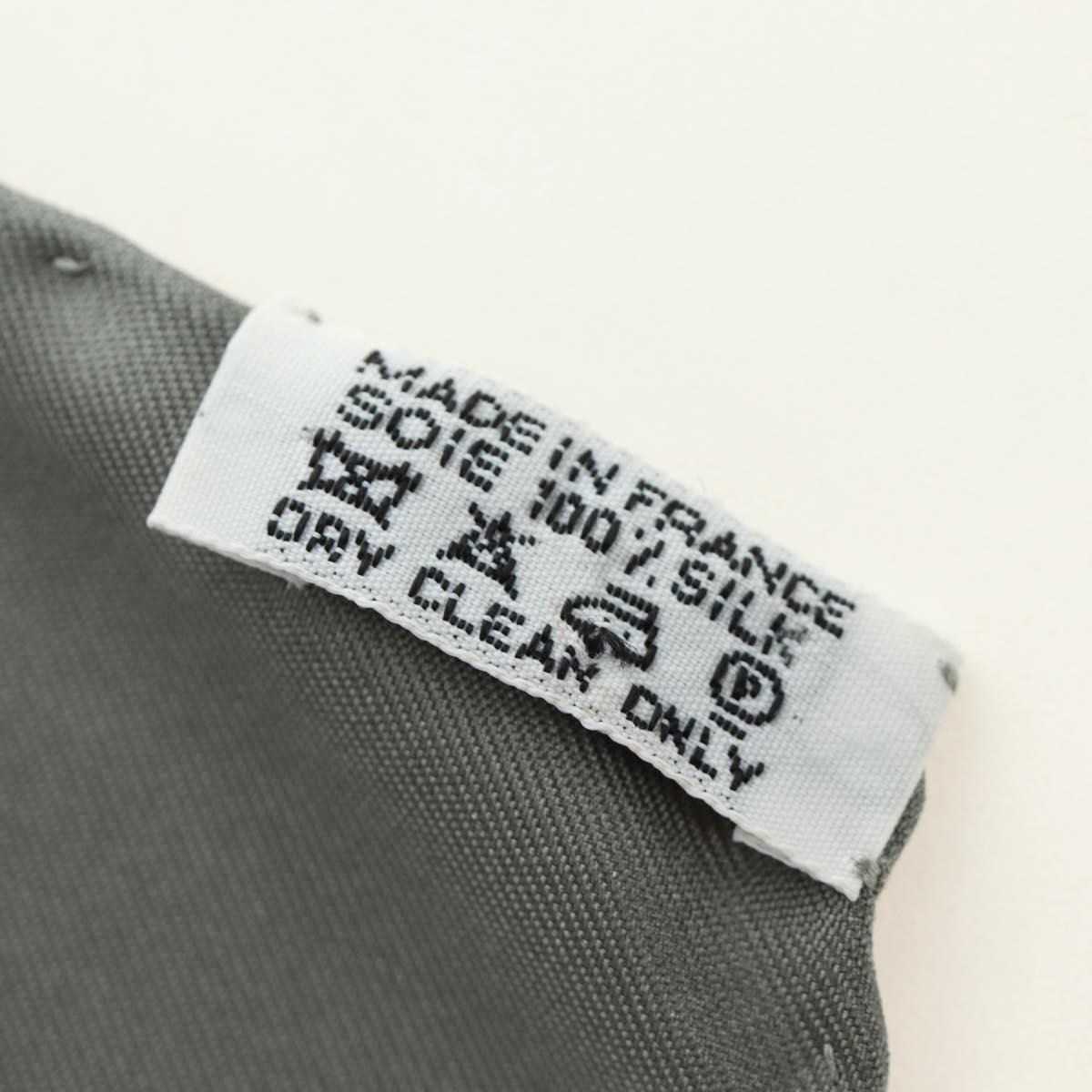 HERMES Carre 90 Scarf ”La Magie"" Silk Gray Auth hk3928M