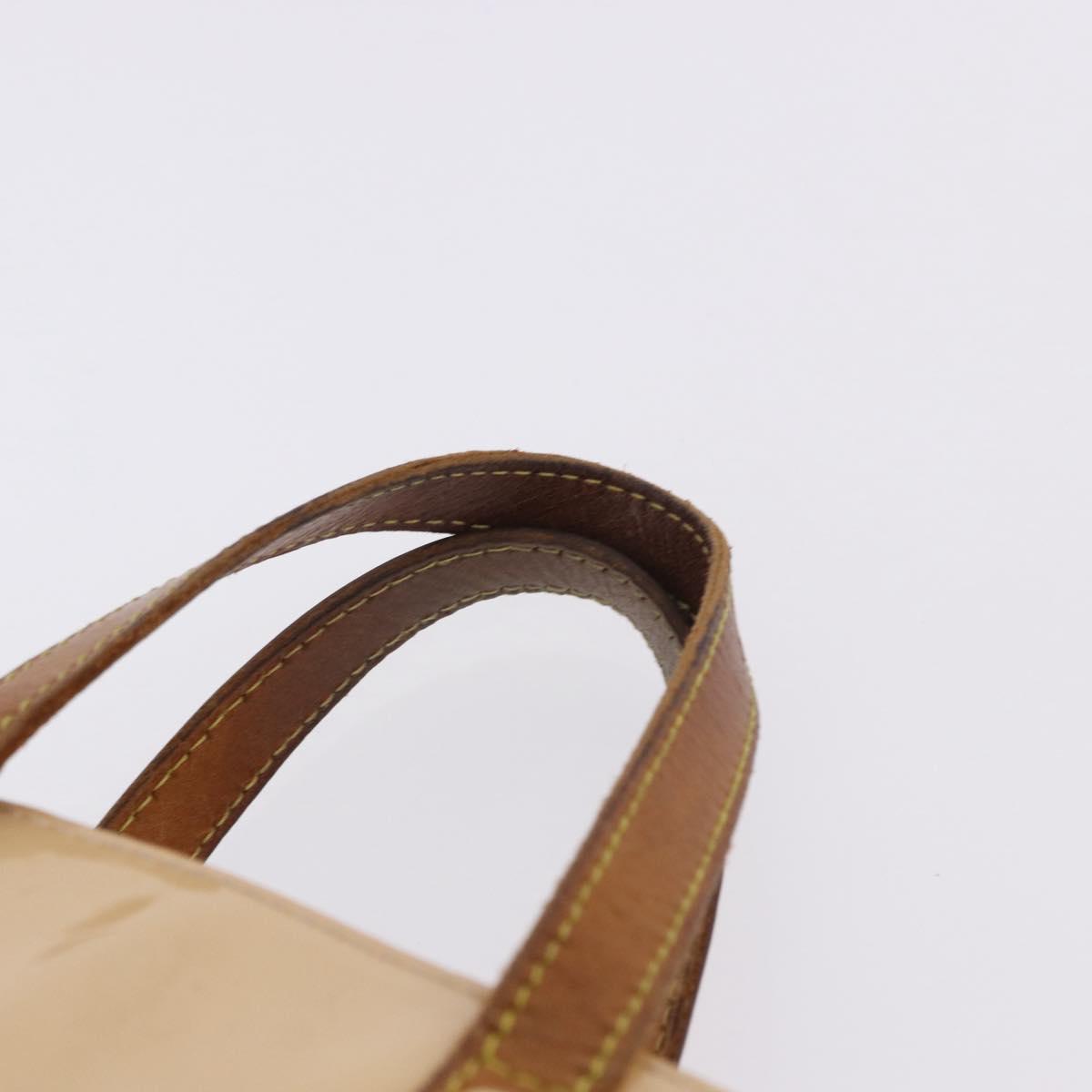 LOUIS VUITTON Monogram Vernis Reade PM Bag Marshmallow Pink M91306 Auth hk3933