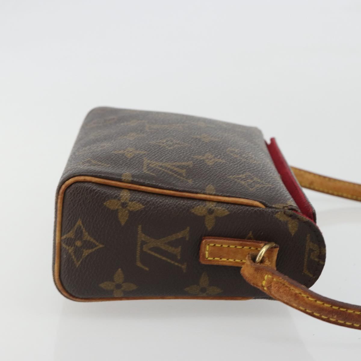 LOUIS VUITTON Monogram Recital Hand Bag M51900 LV Auth hk3938