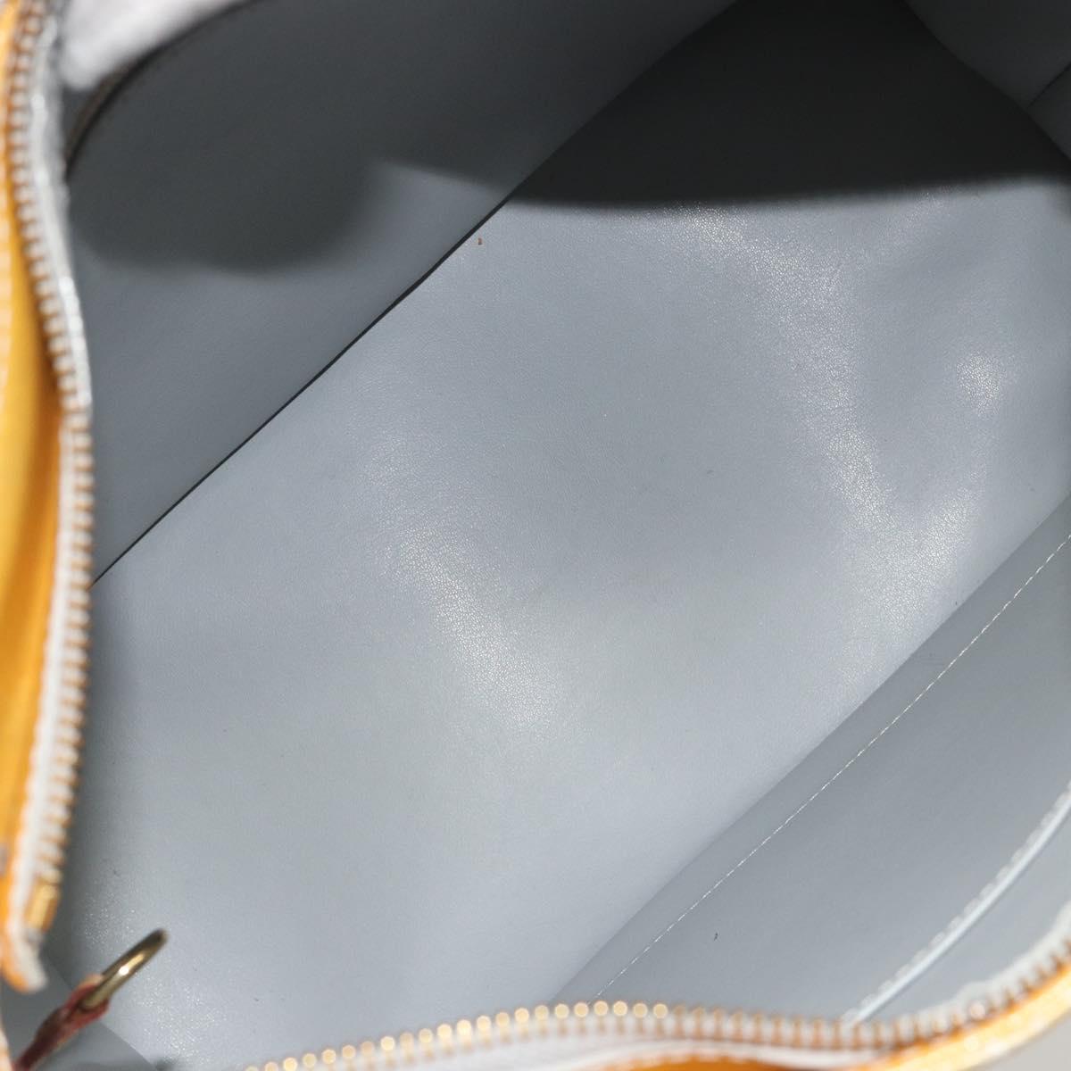 LOUIS VUITTON Monogram Vernis Houston Hand Bag Gris M91053 LV Auth hk3941