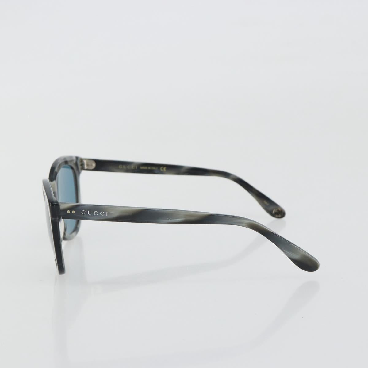 GUCCI Sunglasses Plastic Gray Black Auth hk3942M