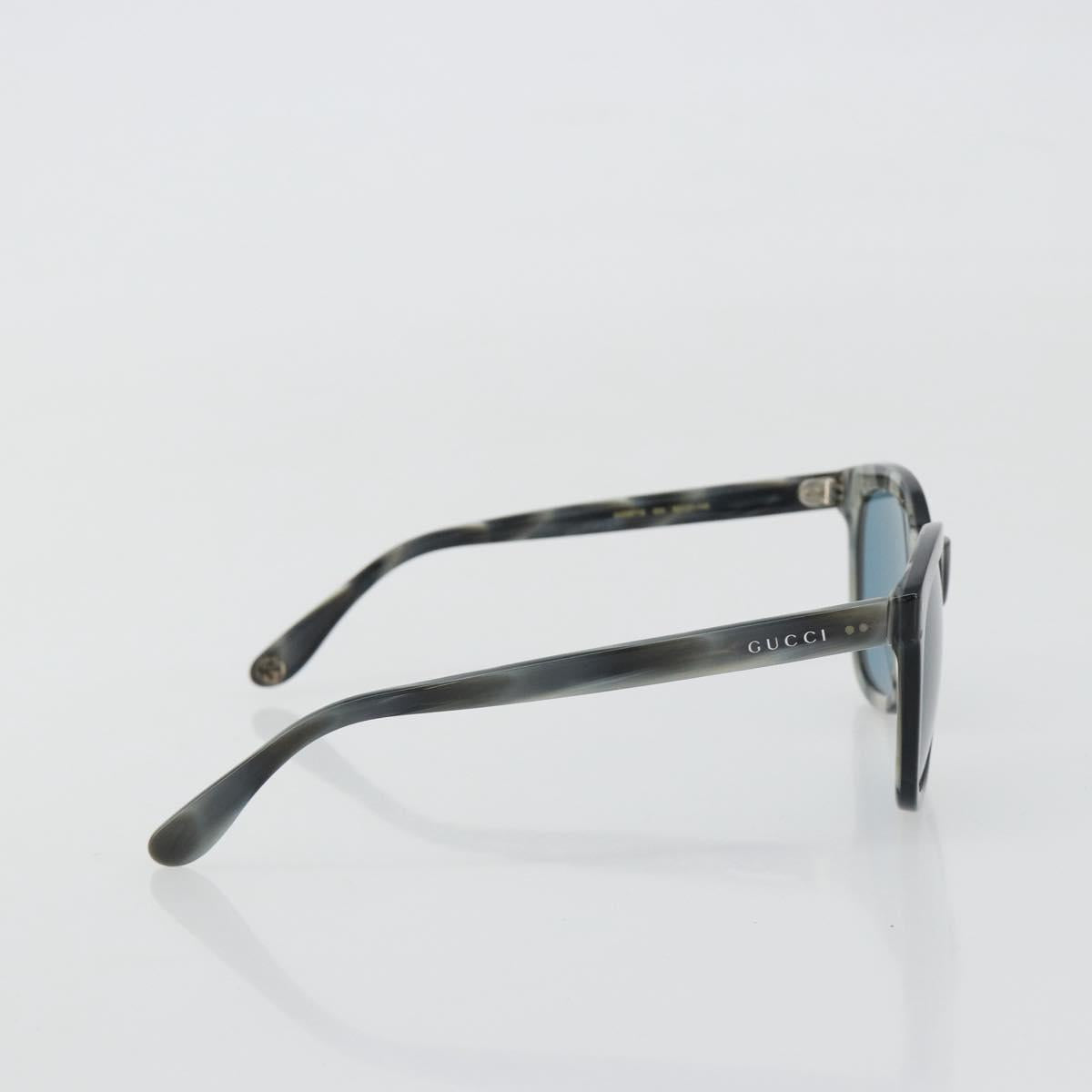 GUCCI Sunglasses Plastic Gray Black Auth hk3942M