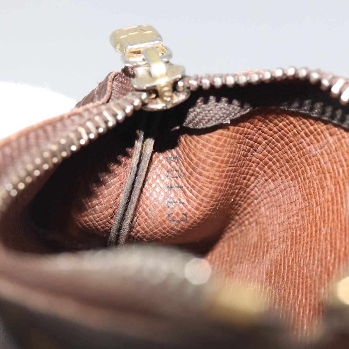 LOUIS VUITTON Monogram Pochette Cles Coin Purse M62650 LV Auth hk3946