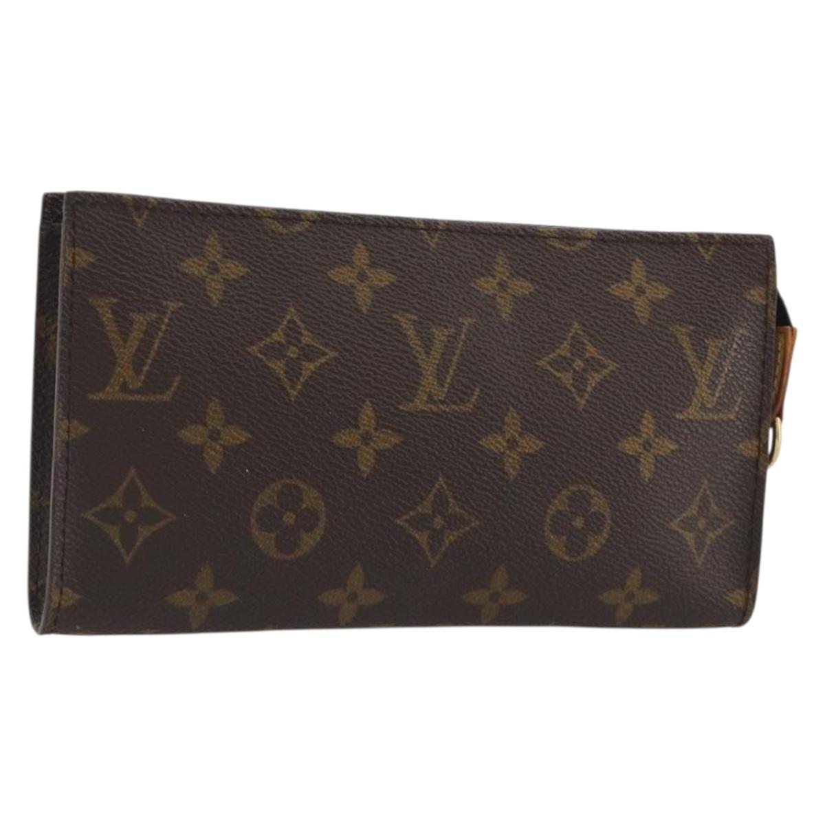 LOUIS VUITTON Monogram Bucket GM Accessory Pouch LV Auth hk3951