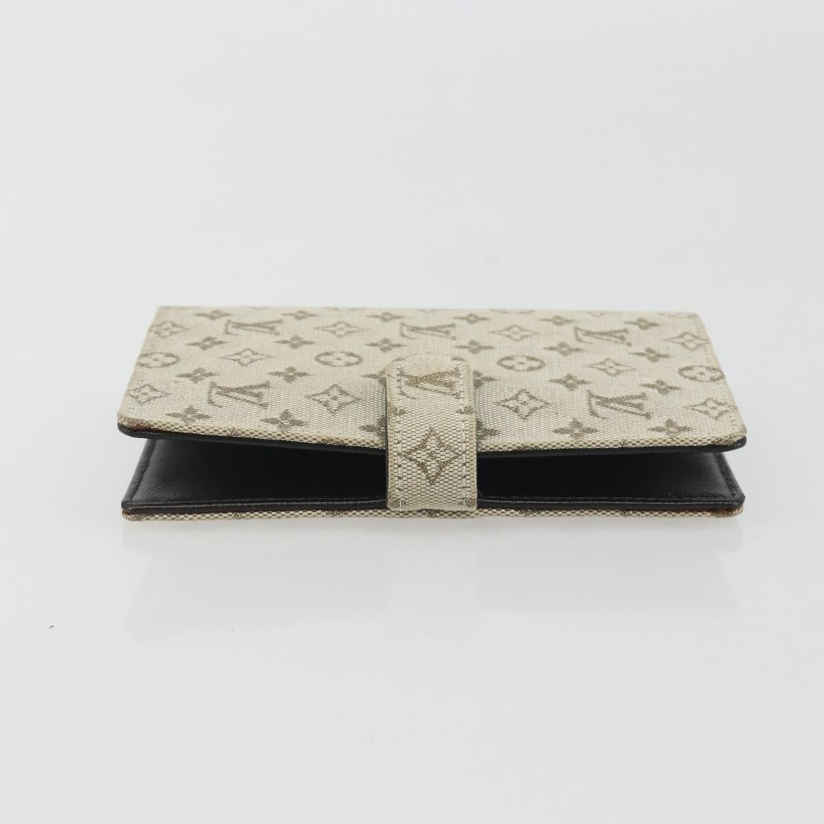 LOUIS VUITTON Monogram Mini Agenda PM Day Planner Cover Khaki R20911 Auth hk3953