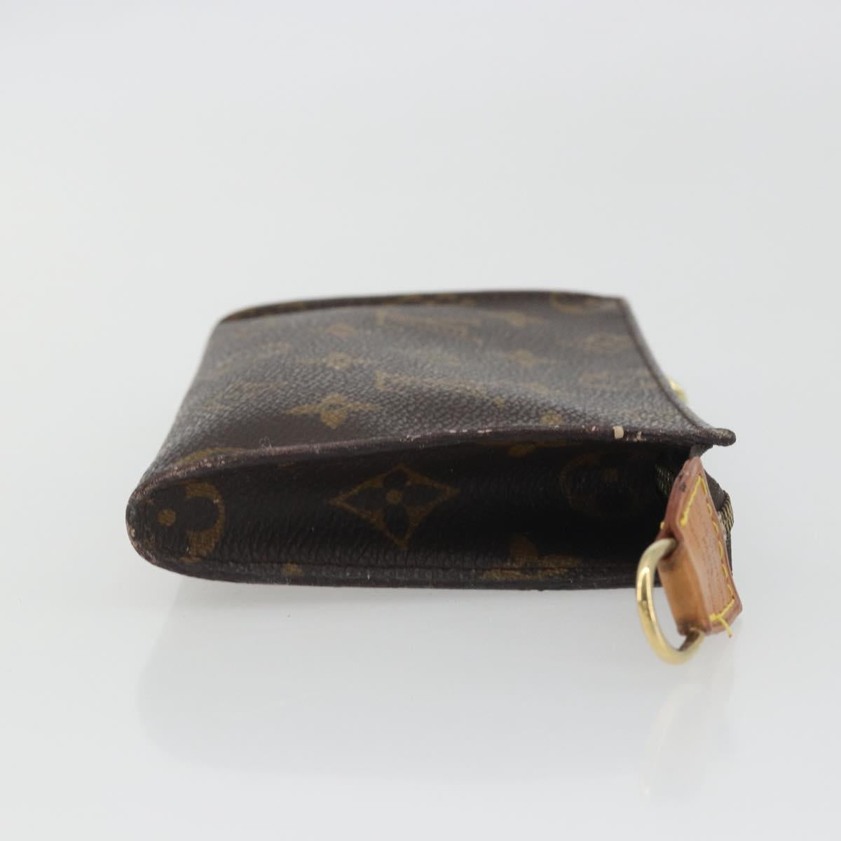 LOUIS VUITTON Monogram Bucket PM Accessory Pouch LV Auth hk3954