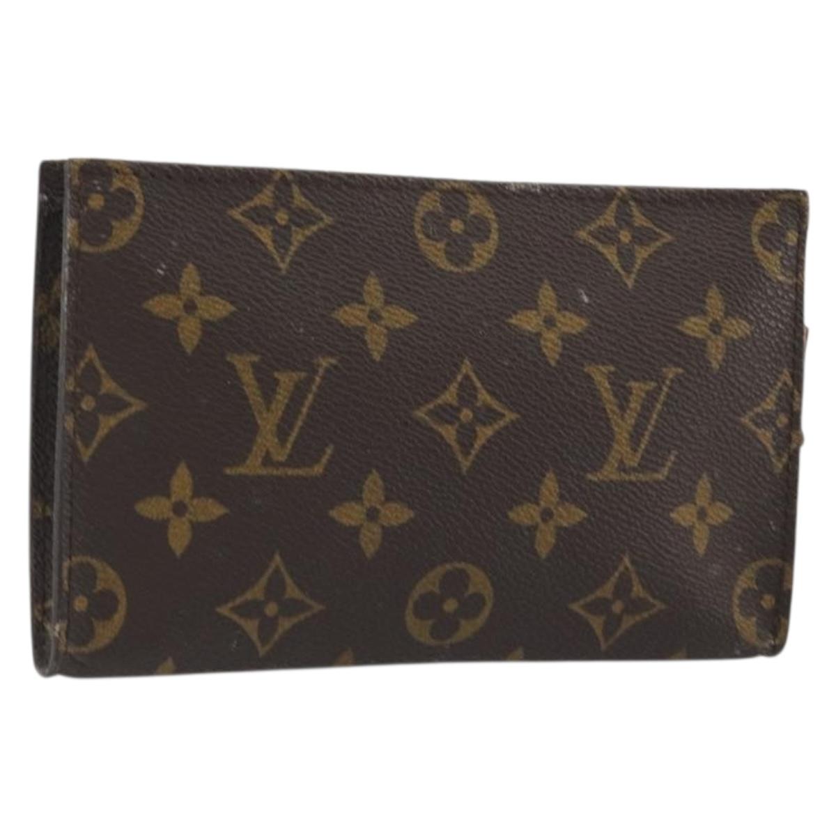 LOUIS VUITTON Monogram Bucket PM Accessory Pouch LV Auth hk3955