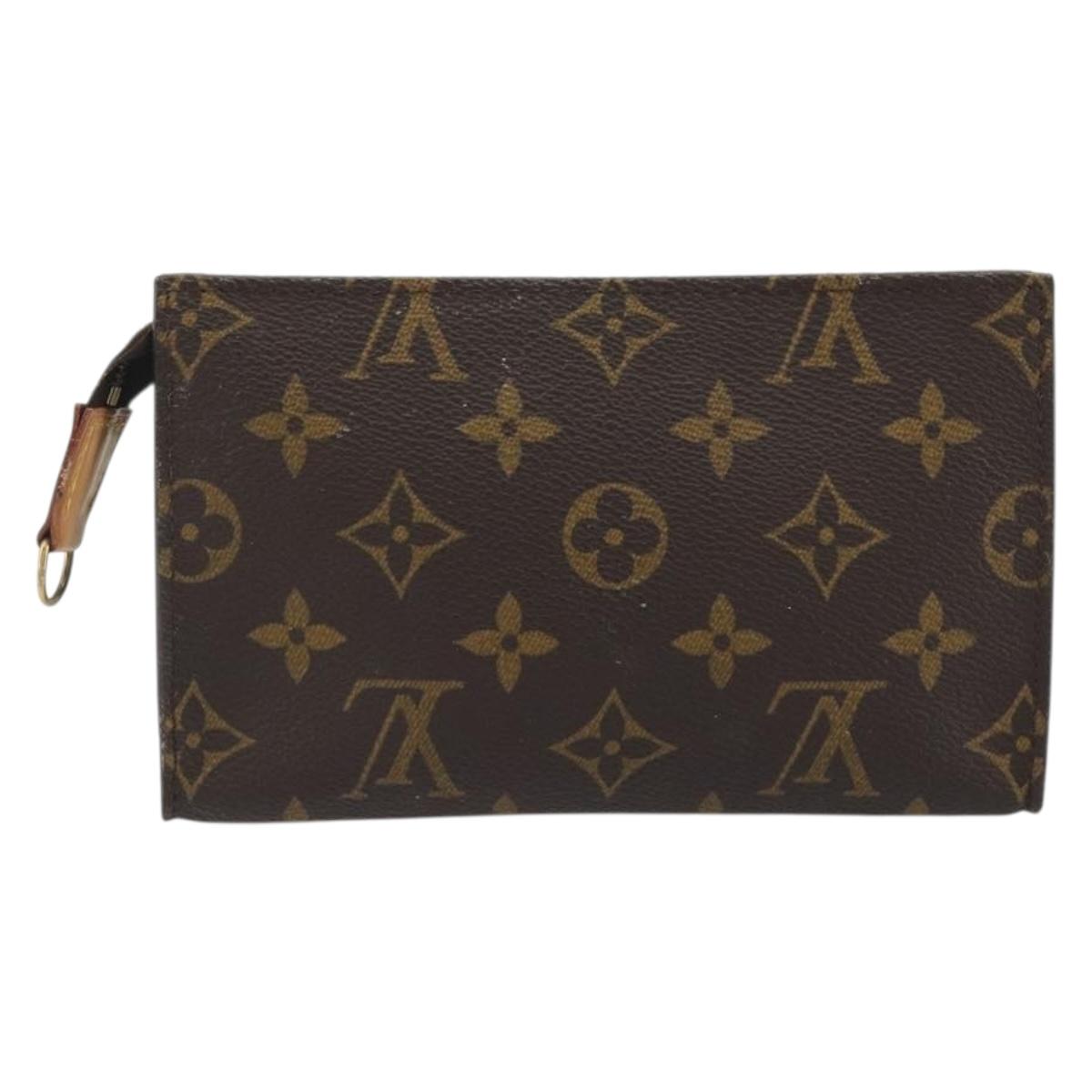 LOUIS VUITTON Monogram Bucket PM Accessory Pouch LV Auth hk3955