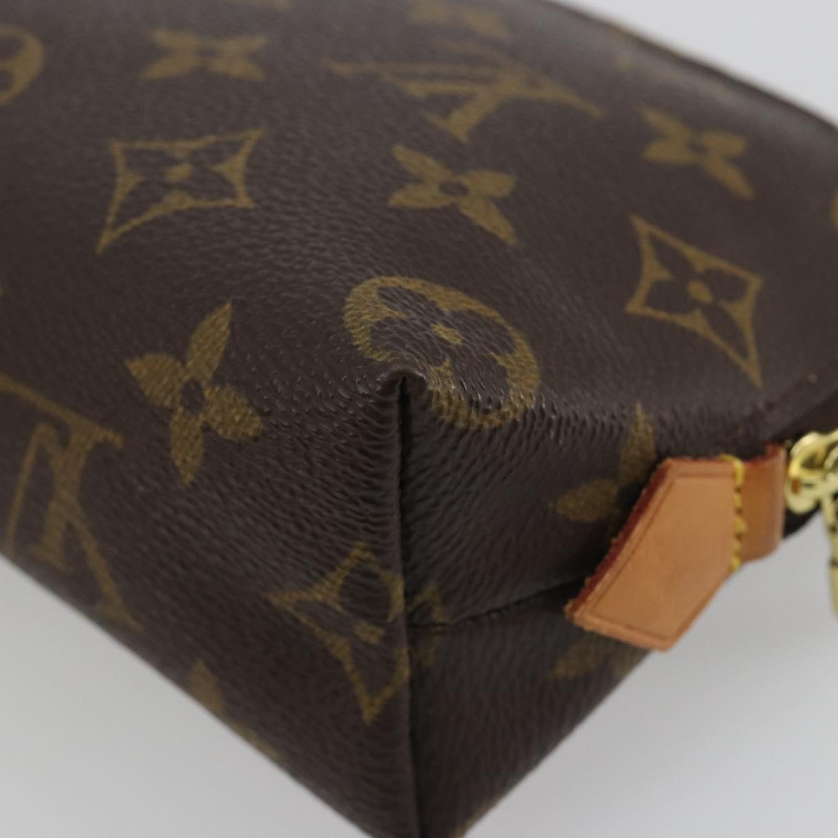 LOUIS VUITTON Monogram Pochette Cosmetic PM Pouch M43998 LV Auth hk3957