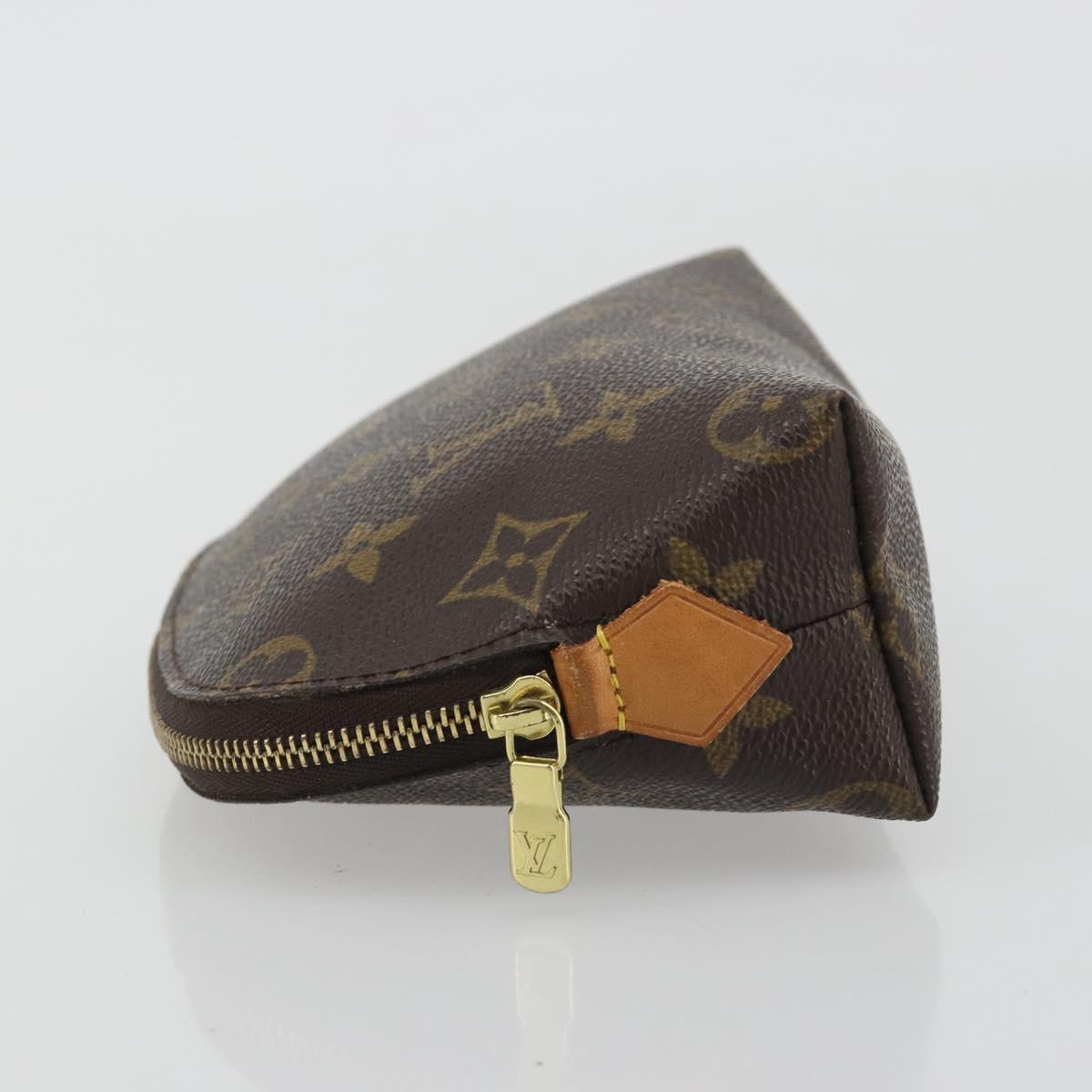 LOUIS VUITTON Monogram Pochette Cosmetic PM Pouch M43998 LV Auth hk3957