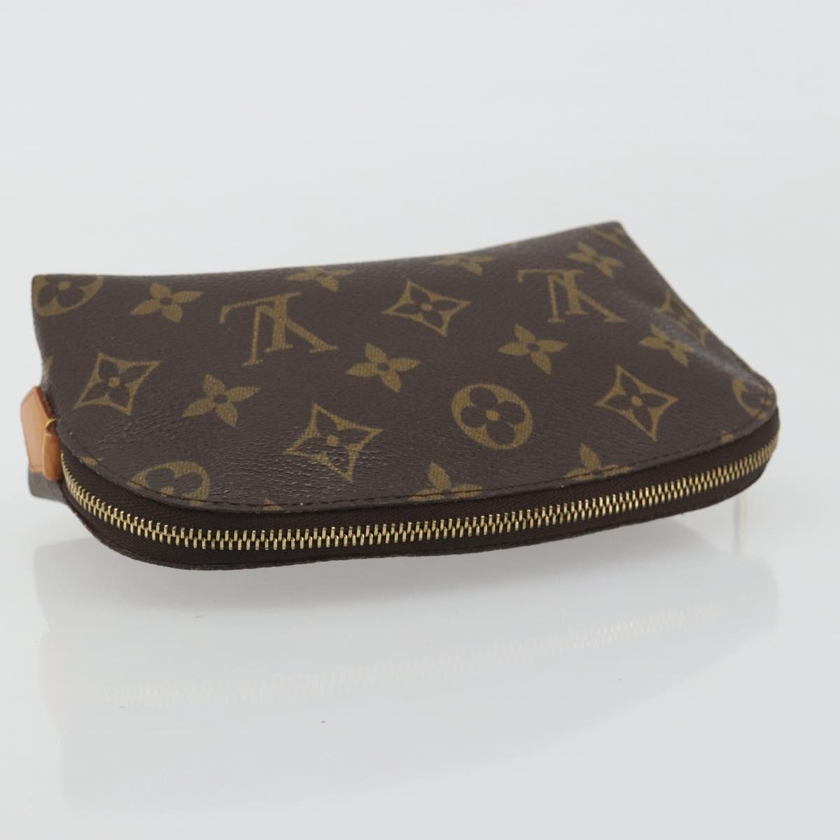 LOUIS VUITTON Monogram Pochette Cosmetic PM Pouch M43998 LV Auth hk3957