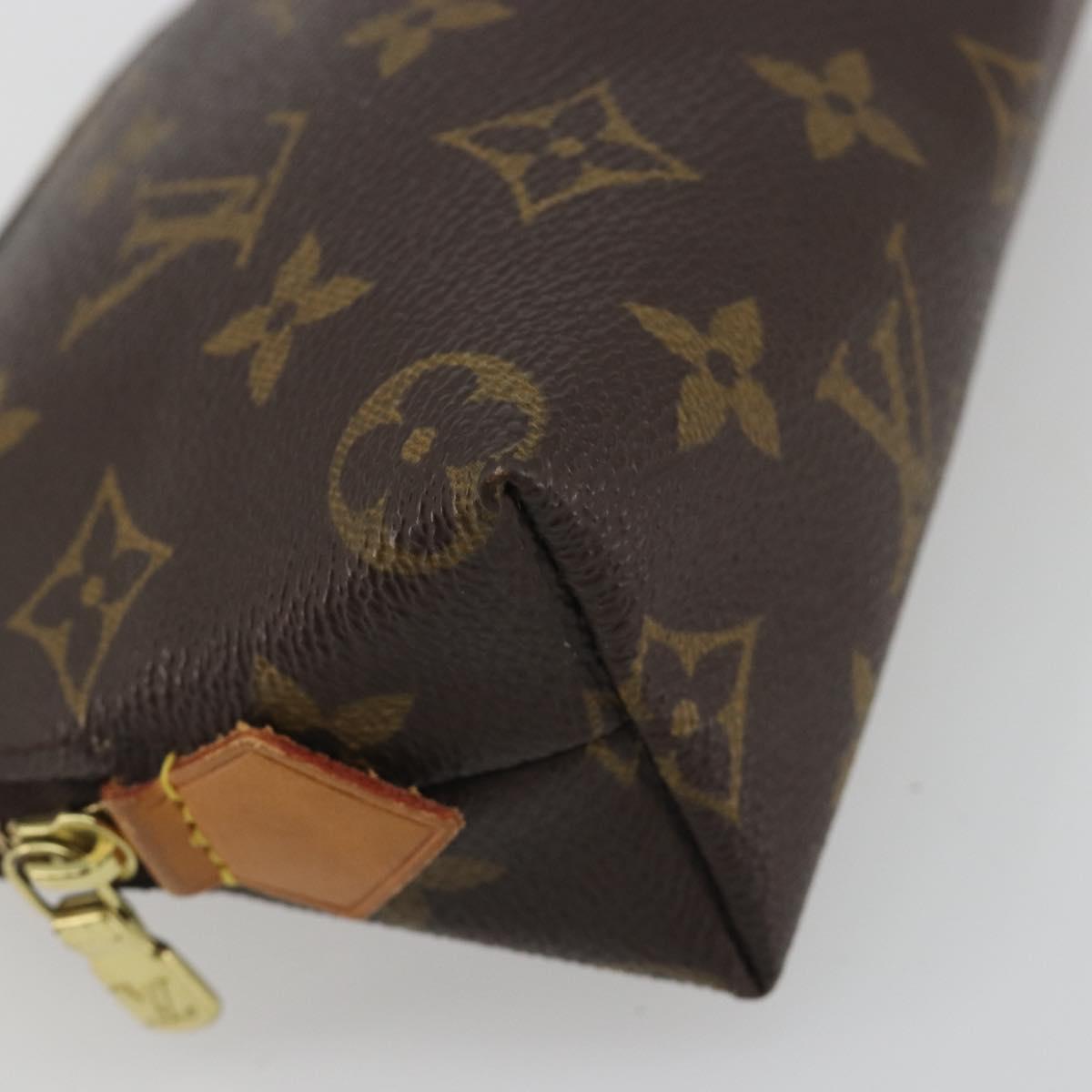 LOUIS VUITTON Monogram Pochette Cosmetic PM Pouch M43998 LV Auth hk3957