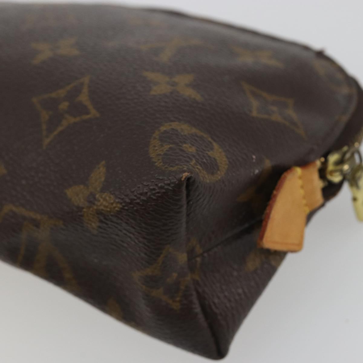 LOUIS VUITTON Monogram Pochette Cosmetic PM Pouch M43998 LV Auth hk3958