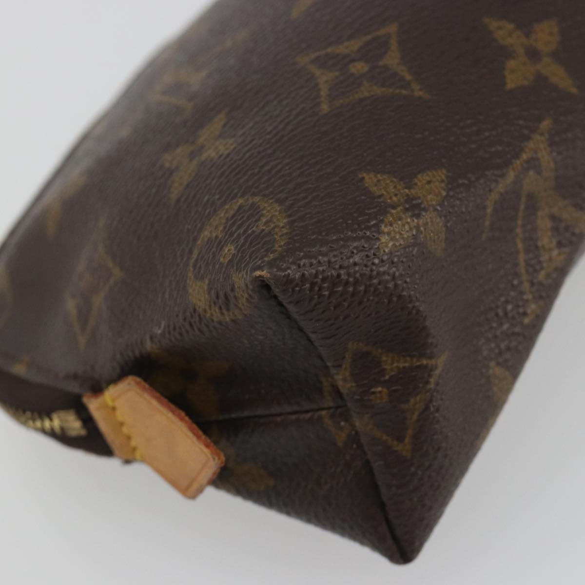 LOUIS VUITTON Monogram Pochette Cosmetic PM Pouch M43998 LV Auth hk3958