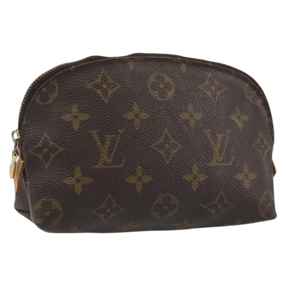 LOUIS VUITTON Monogram Pochette Cosmetic PM Pouch M43998 LV Auth hk3958