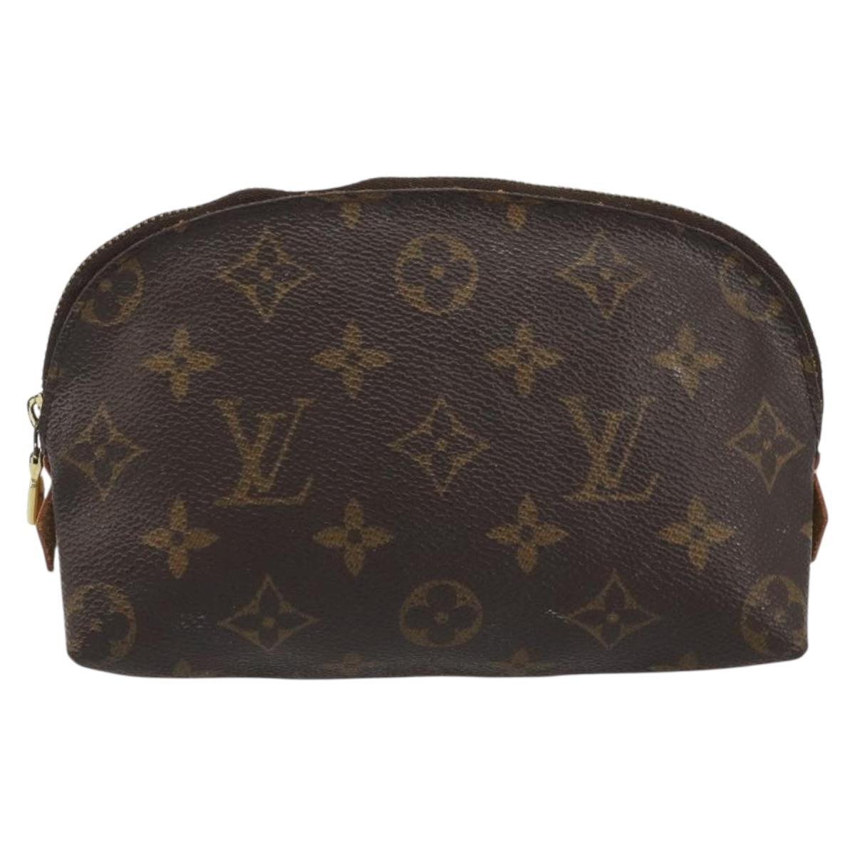 LOUIS VUITTON Monogram Pochette Cosmetic PM Pouch M43998 LV Auth hk3958
