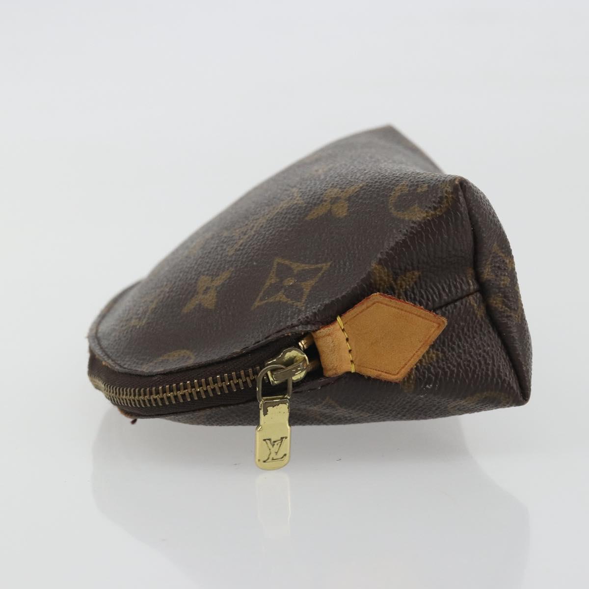 LOUIS VUITTON Monogram Pochette Cosmetic PM Pouch M43998 LV Auth hk3958