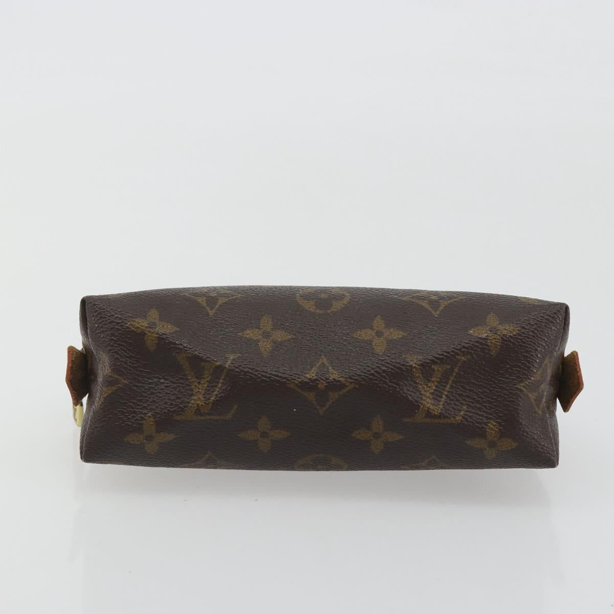 LOUIS VUITTON Monogram Pochette Cosmetic PM Pouch M43998 LV Auth hk3958