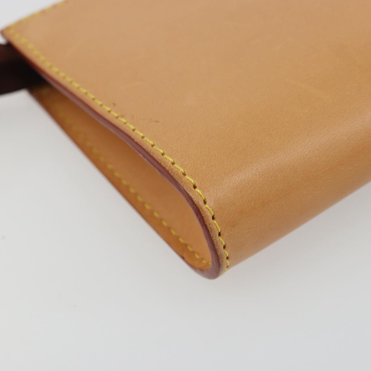 LOUIS VUITTON Nomad Male Ventiem Pouch 20th Anniversary Beige M99070 Auth hk3960
