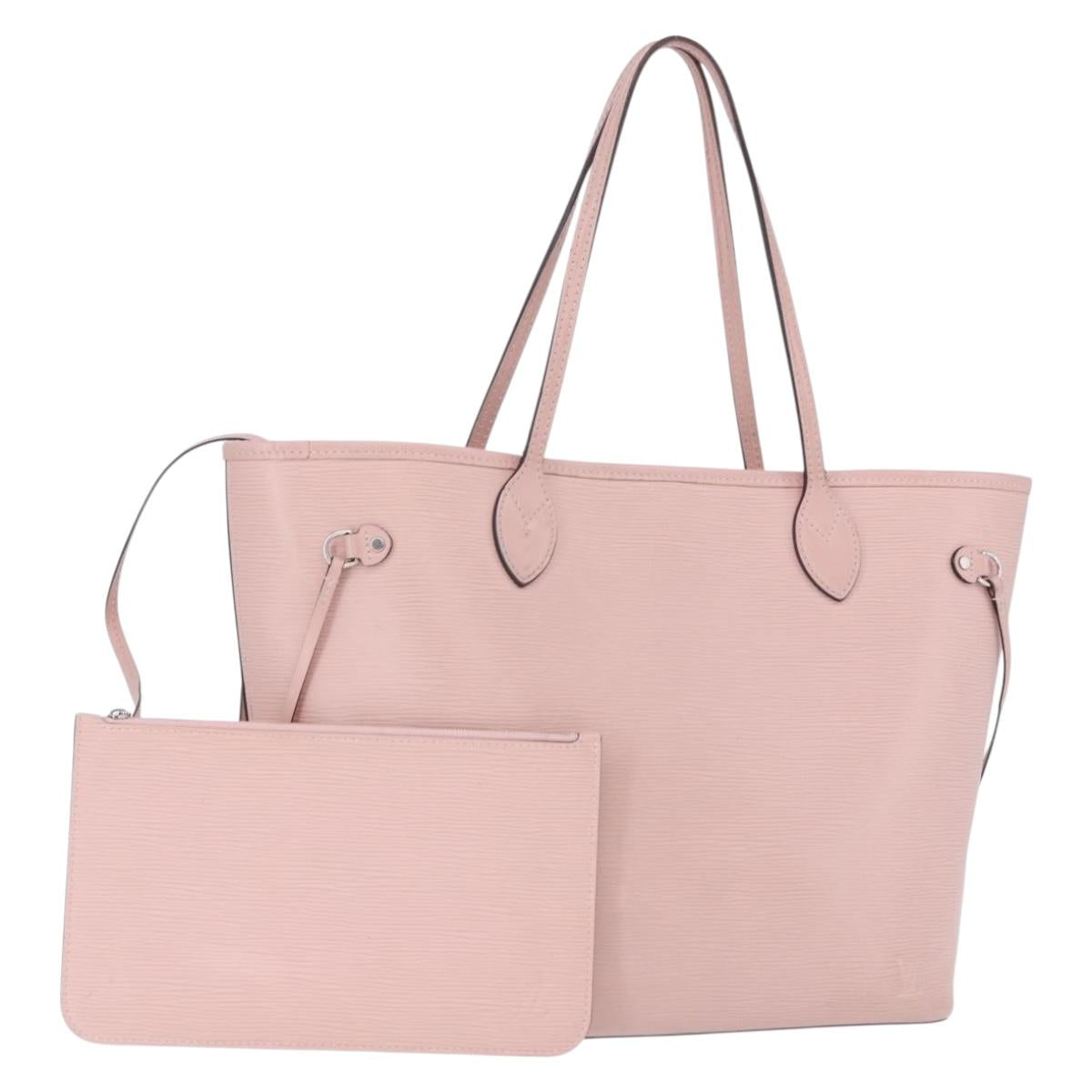 LOUIS VUITTON Epi Neverfull MM Tote Bag Rose Claire M41091 LV Auth hk3962A