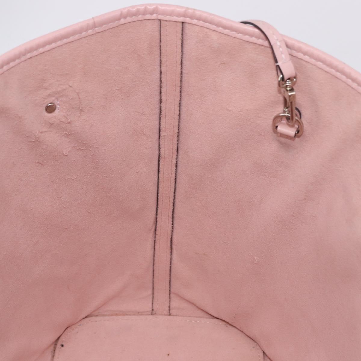 LOUIS VUITTON Epi Neverfull MM Tote Bag Rose Claire M41091 LV Auth hk3962A