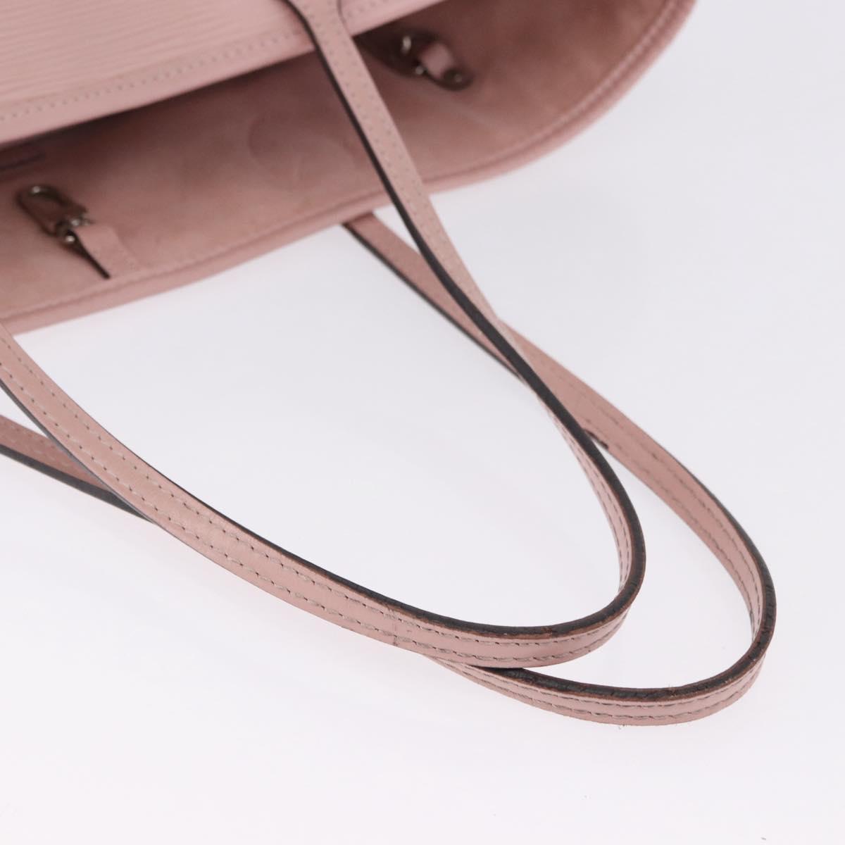 LOUIS VUITTON Epi Neverfull MM Tote Bag Rose Claire M41091 LV Auth hk3962A